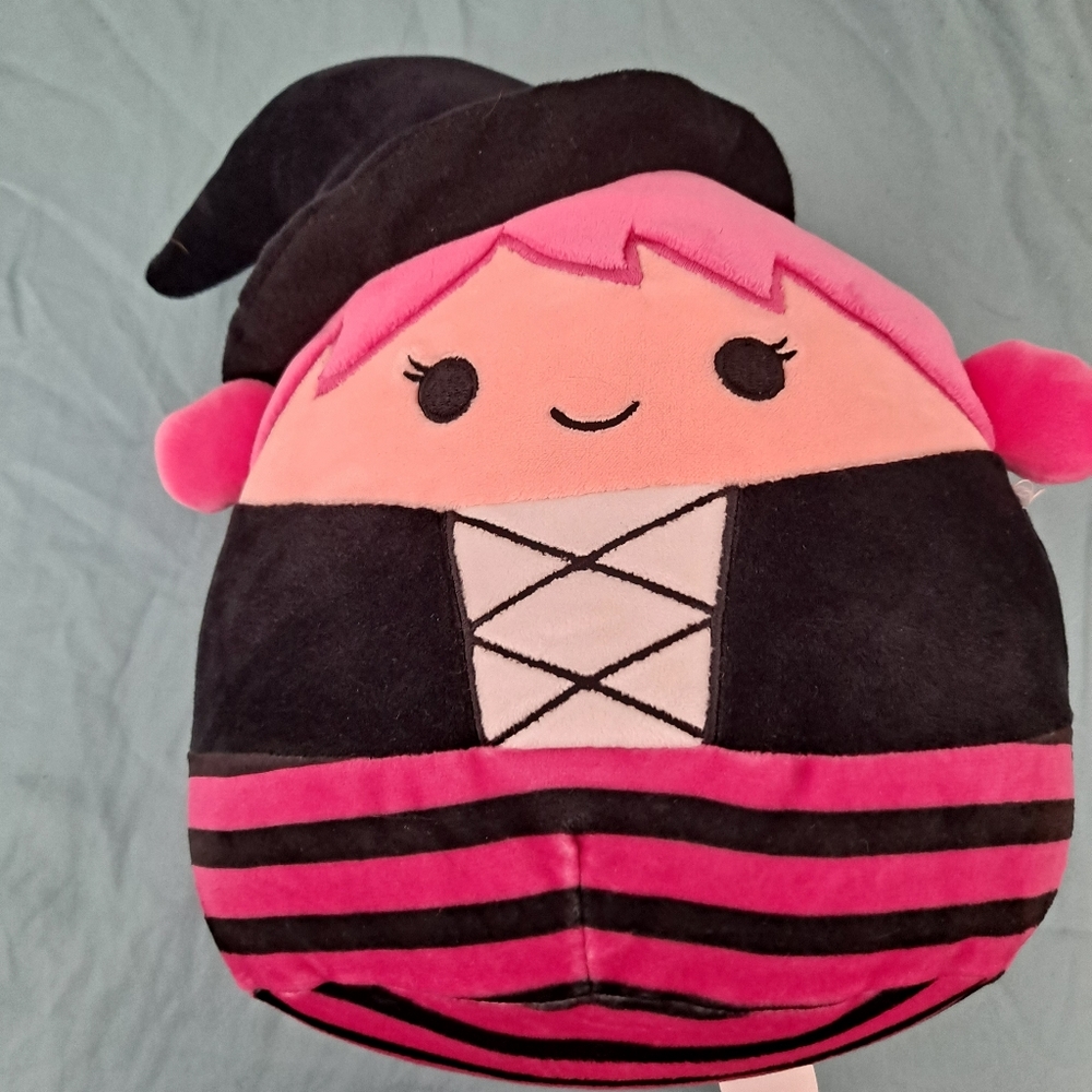 Squishmallow pink witch